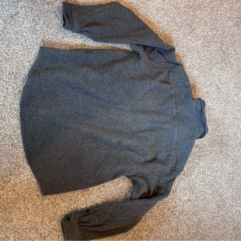 J. Peterman Wool and Cashmere Blend Button Down Grey Shirt. Thick. Outdoor. XL - Picture 7 of 11